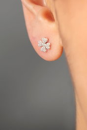 Heliophilia Silver Pendientes de Plata de Ley 925